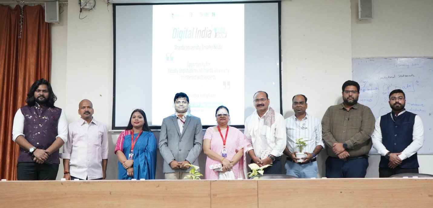 Digital India Talk Show Organised at Sharda University, Greater Noida